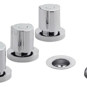 Juego Para Bidé Monocomando Fv Radal 0295/c7 Cromo Cromado